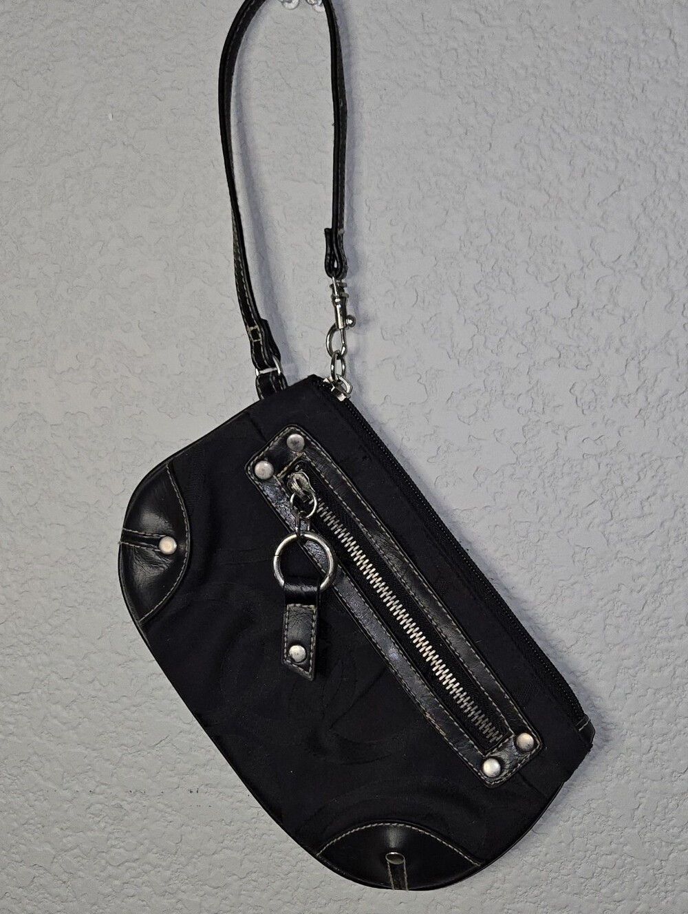 Black Wristlet Bag